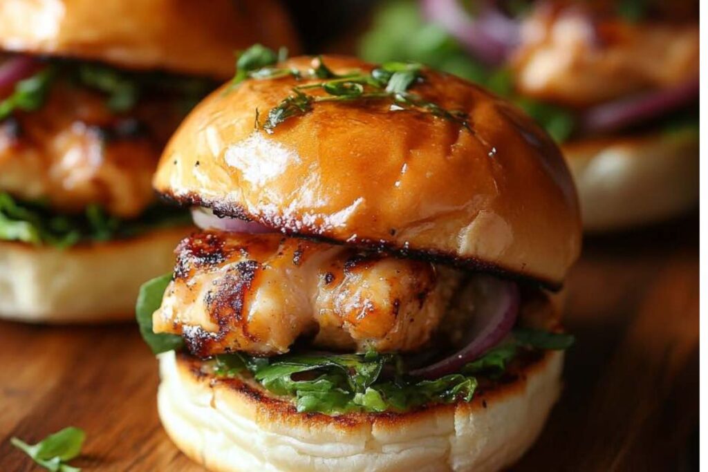 Zesty Mini Chicken Burgers