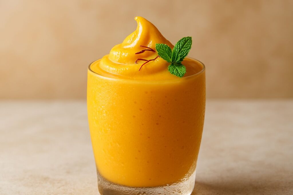 mango smoothie with milk thick creamy no ice mango milk shake recipe
