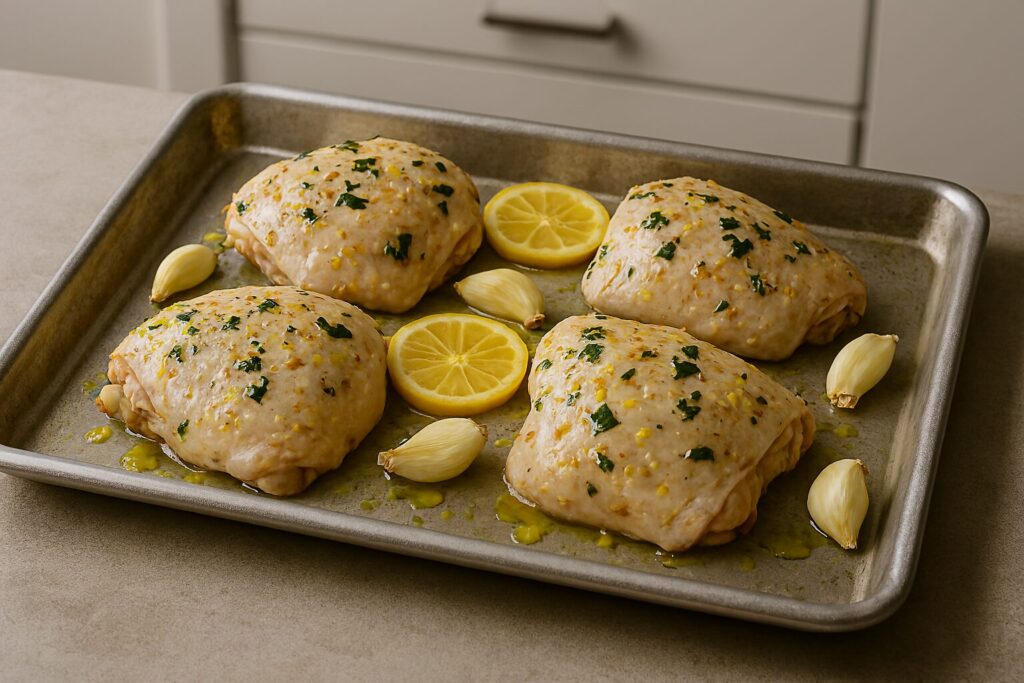 introducing the lemon garlic