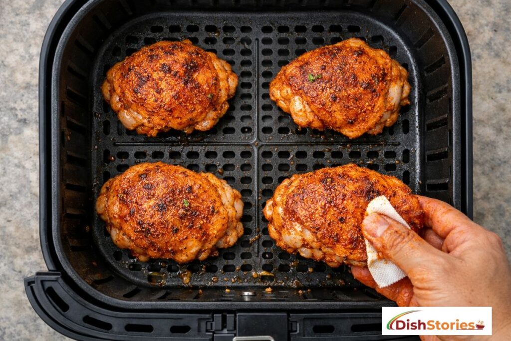 Correct Spacing in the Air Fryer Basket