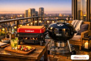 Best portable grills for small patios and apartment balconies in 2026 lifestyle setting.