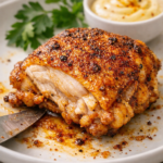 The Ultimate Crispy Air Fryer Chicken Thighs