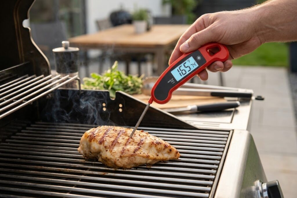 thermomaven sub 1G wreless in real cooking use